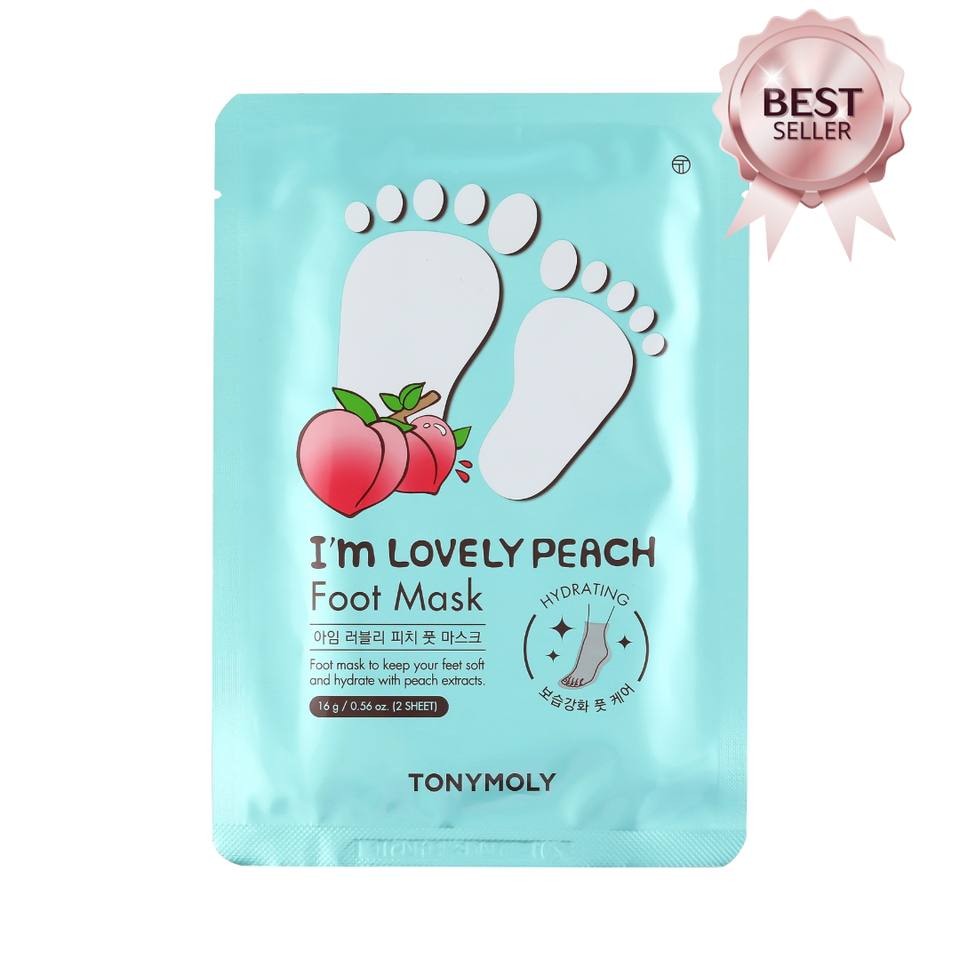 I'm Lovely Peach Foot Mask