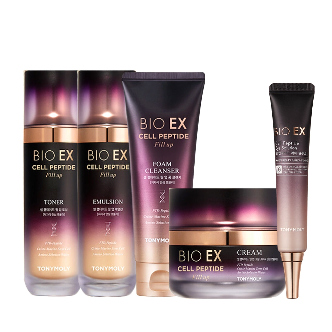 Bio Ex Cell Peptide Fill Up Cleanser 5 Step Set