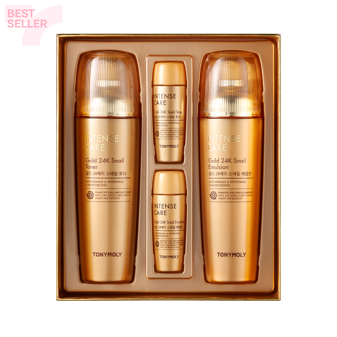 Intense Care Gold 24k Snail 2 Skincare Set