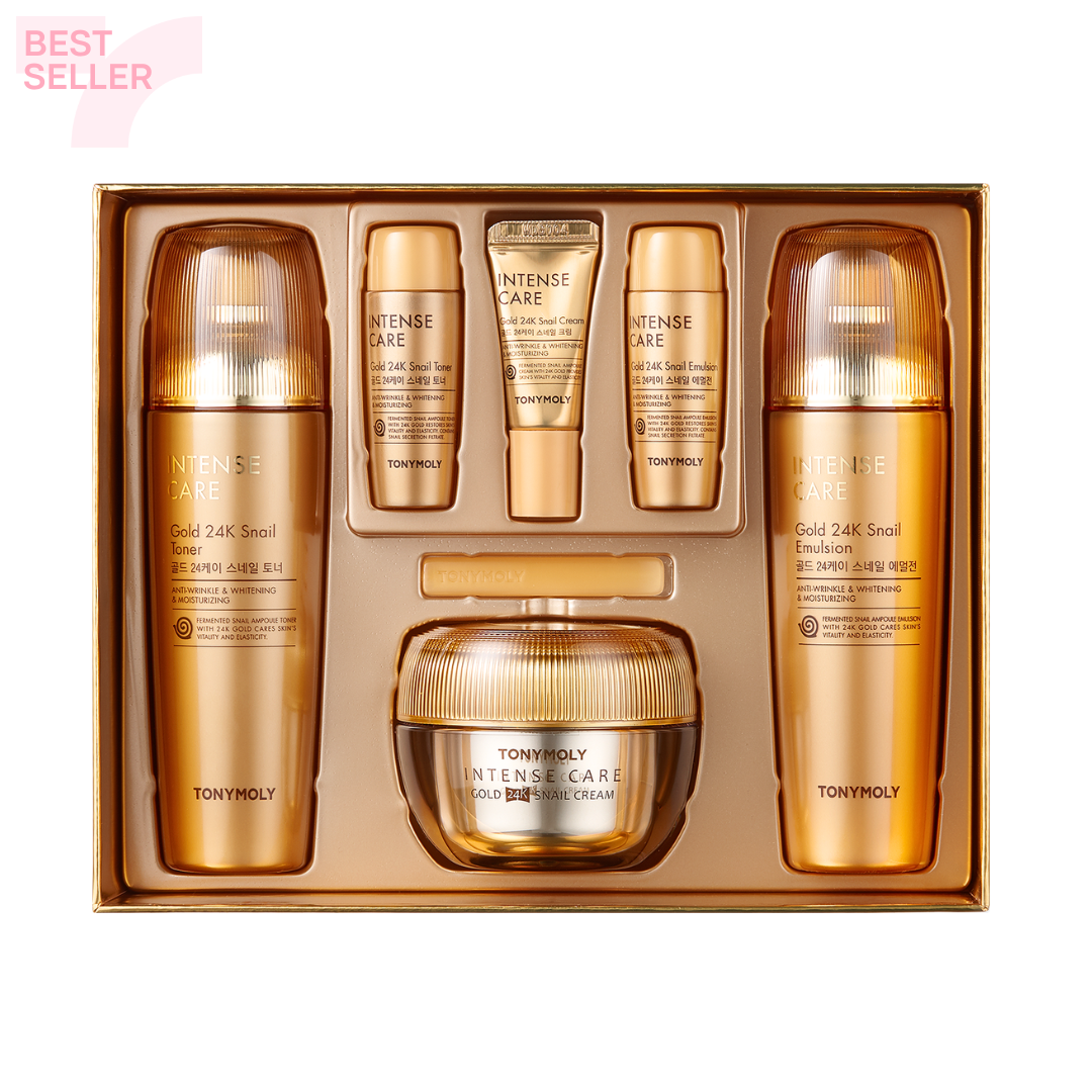 Intense Care Gold 24k Snail 3 Skincare Set