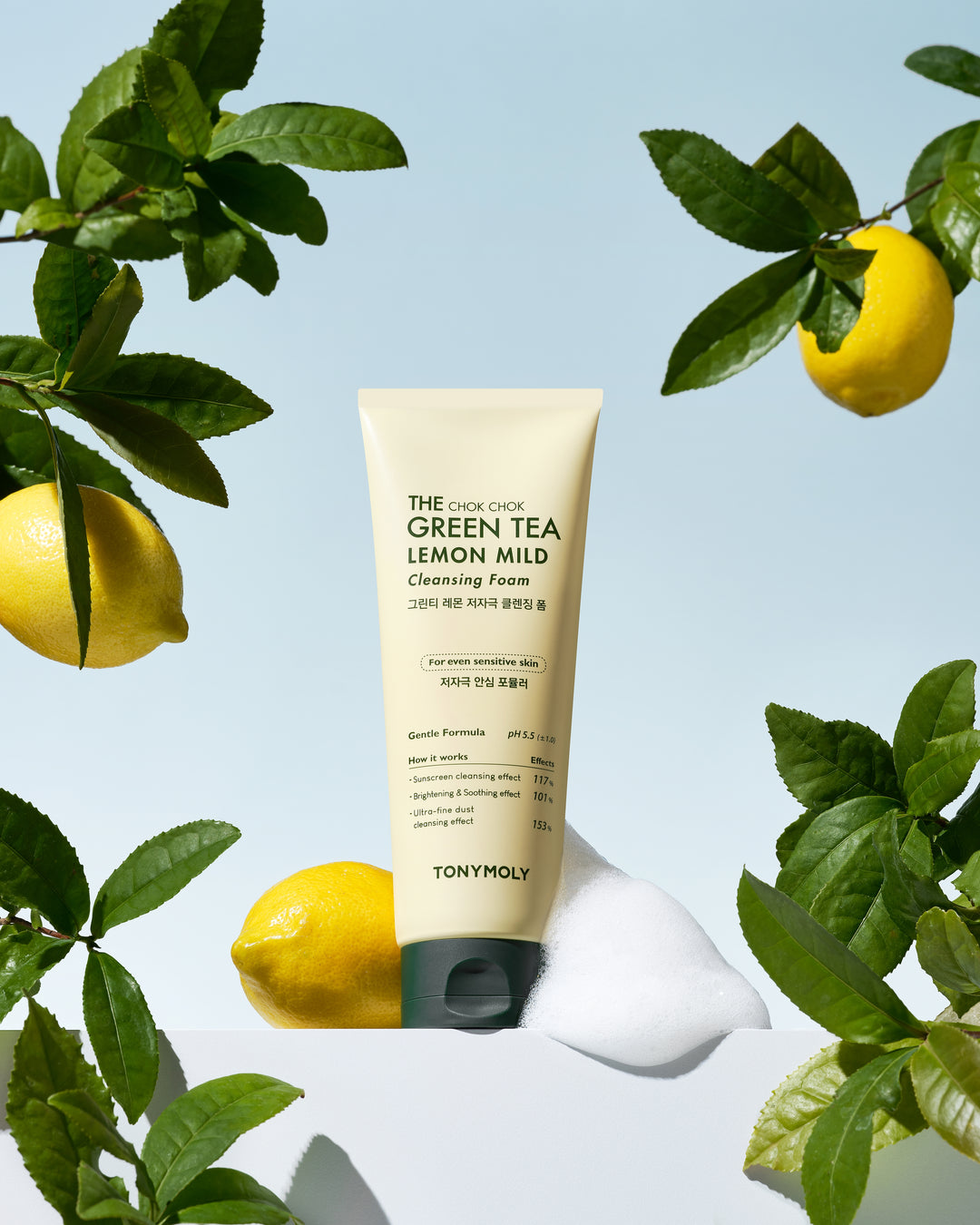 The Chok Chok Green Tea - Lemon Cleansing Foam