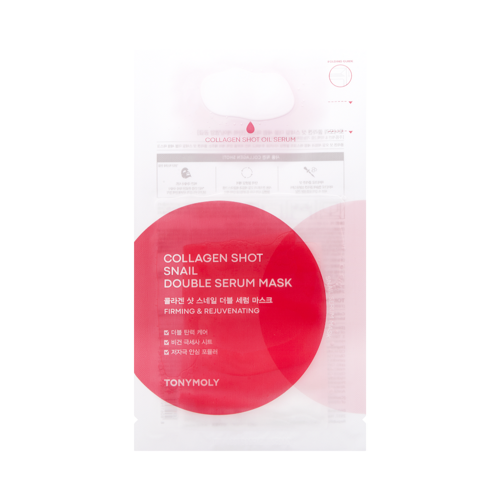 Double Serum Mask Collagen Shot Snail – TONYMOLY