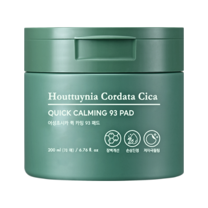 Houttuynia Coradata Cica 93 Toner Pad