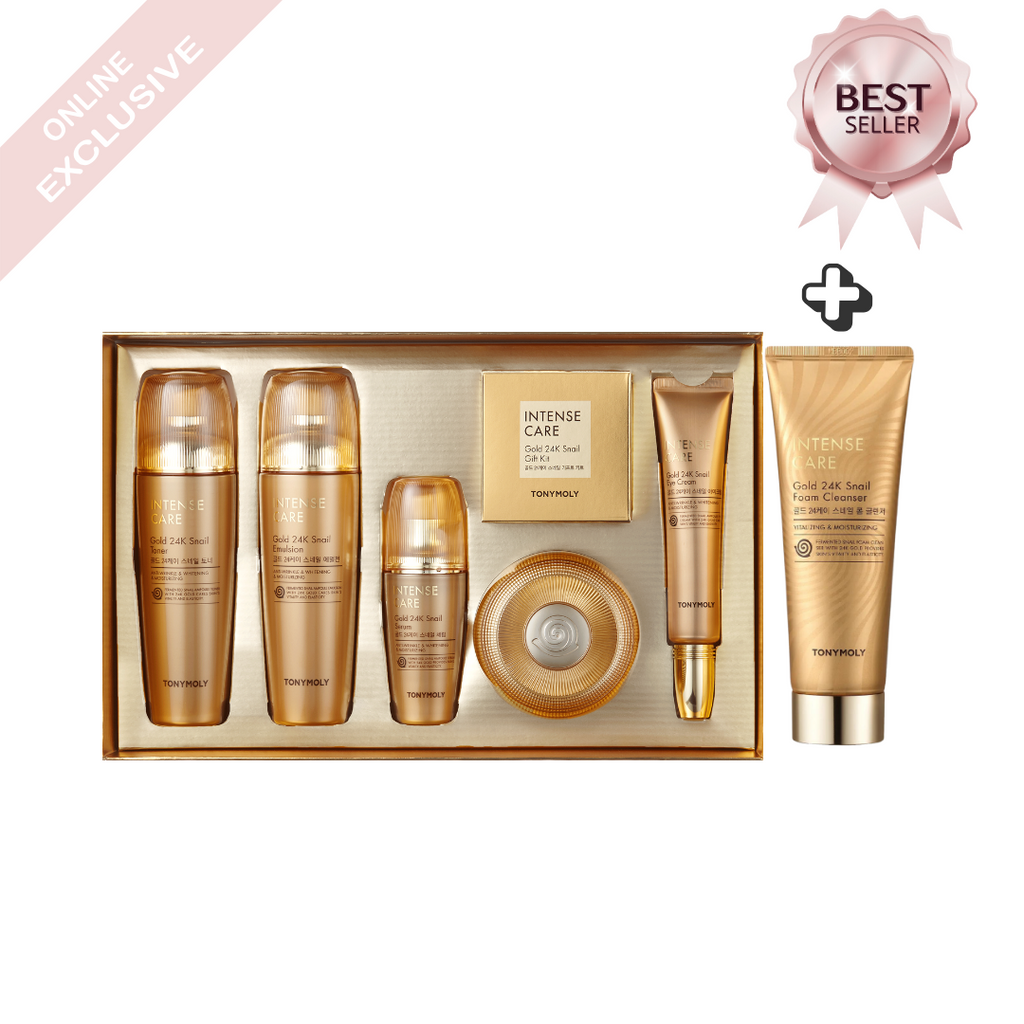 新品 TONYMOLY INTENSE CARE GOLD24K 39枚セット Tonymoly Intense Care Gold 24K Snail Skin Care Special Set
