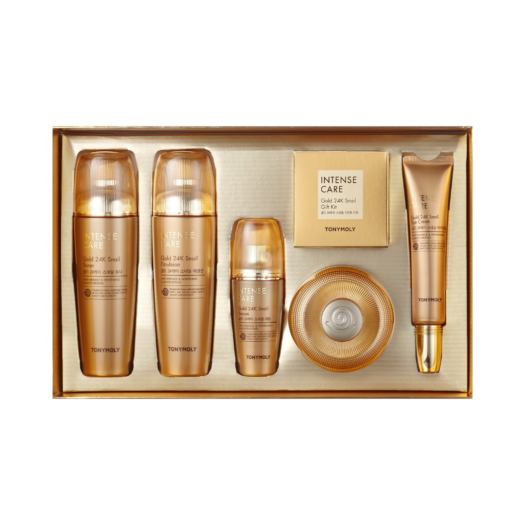 Intense Care Gold 24k Snail 5 Skincare Set