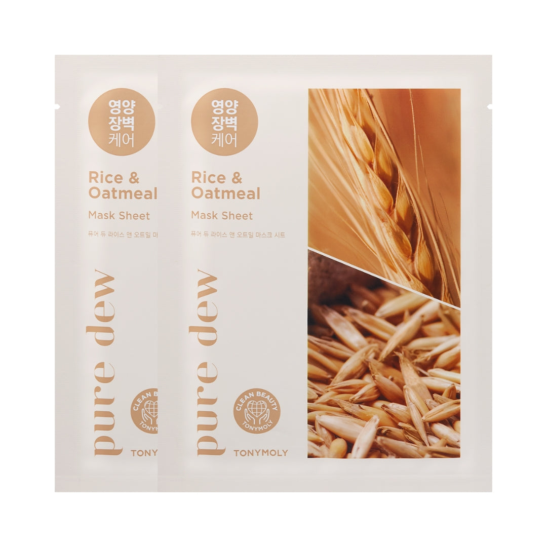Pure Dew Oatmeal Almond Nutrition Mask Sheet