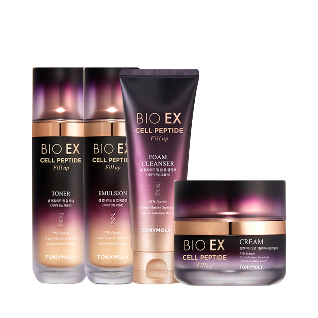 Bio Ex Cell Peptide Fill Up Cleanser 4 Step Set