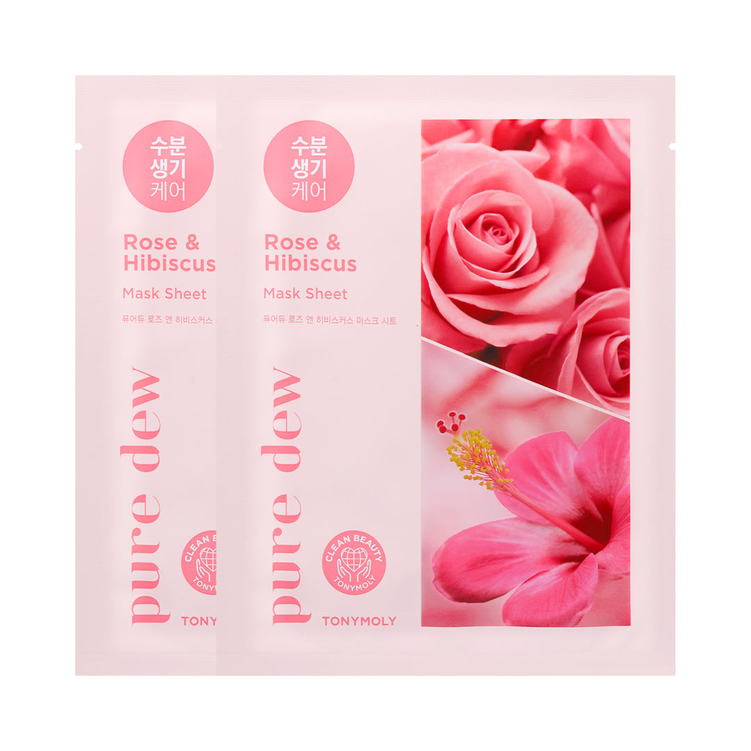 Pure Dew Rose Hibiscus Mask