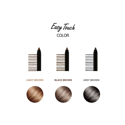 Easy Touch waterproof Eyebrow Pencil 01. Light Brown